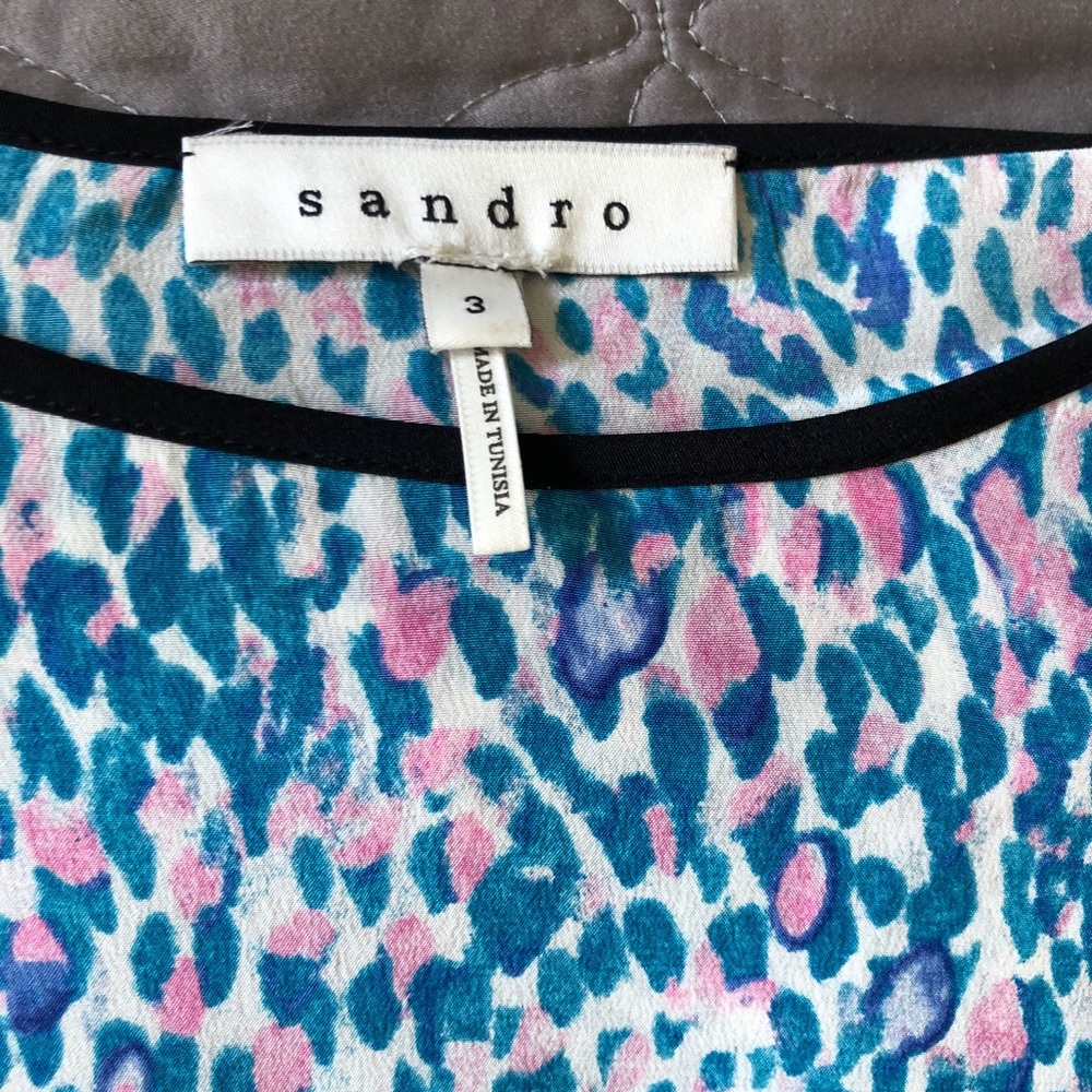 Sandro silk blouse